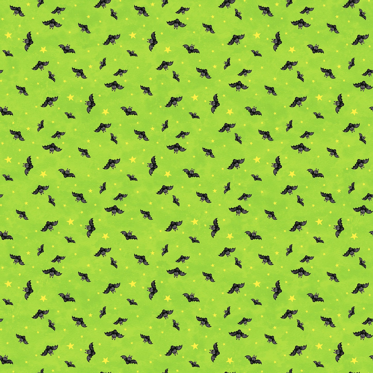 Cats & Bats Halloween Quilt Kit – 54” x 64.5” Quilt with Personalized Ghost Satin Label | Ghost Town Fabric by Northcott