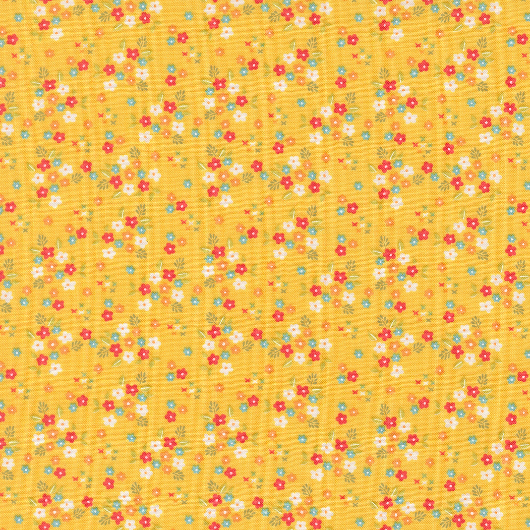 Delightfully Yours Quilt Fabric by Sherri & Chelsi Buttercup 37705 12