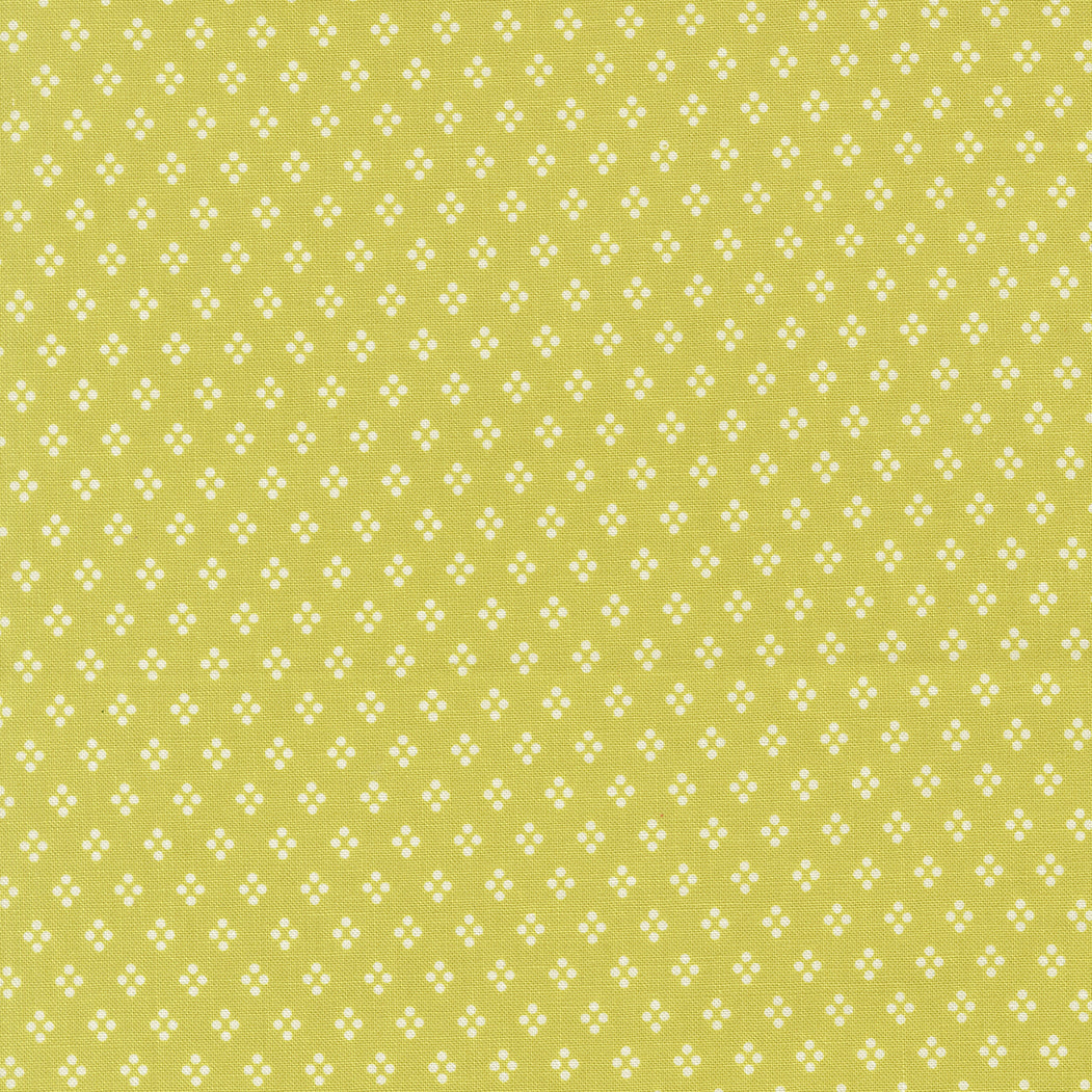 Delightfully Yours Quilt Fabric by Sherri & Chelsi Chartreuse 37707 14