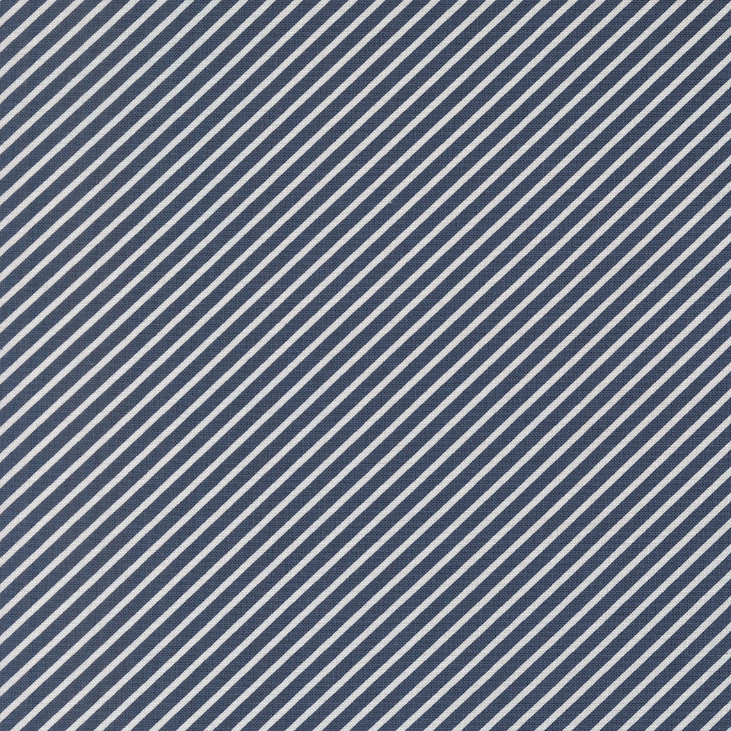 Delightfully Yours Quilt Fabric by Sherri & Chelsi Navy 37708 19