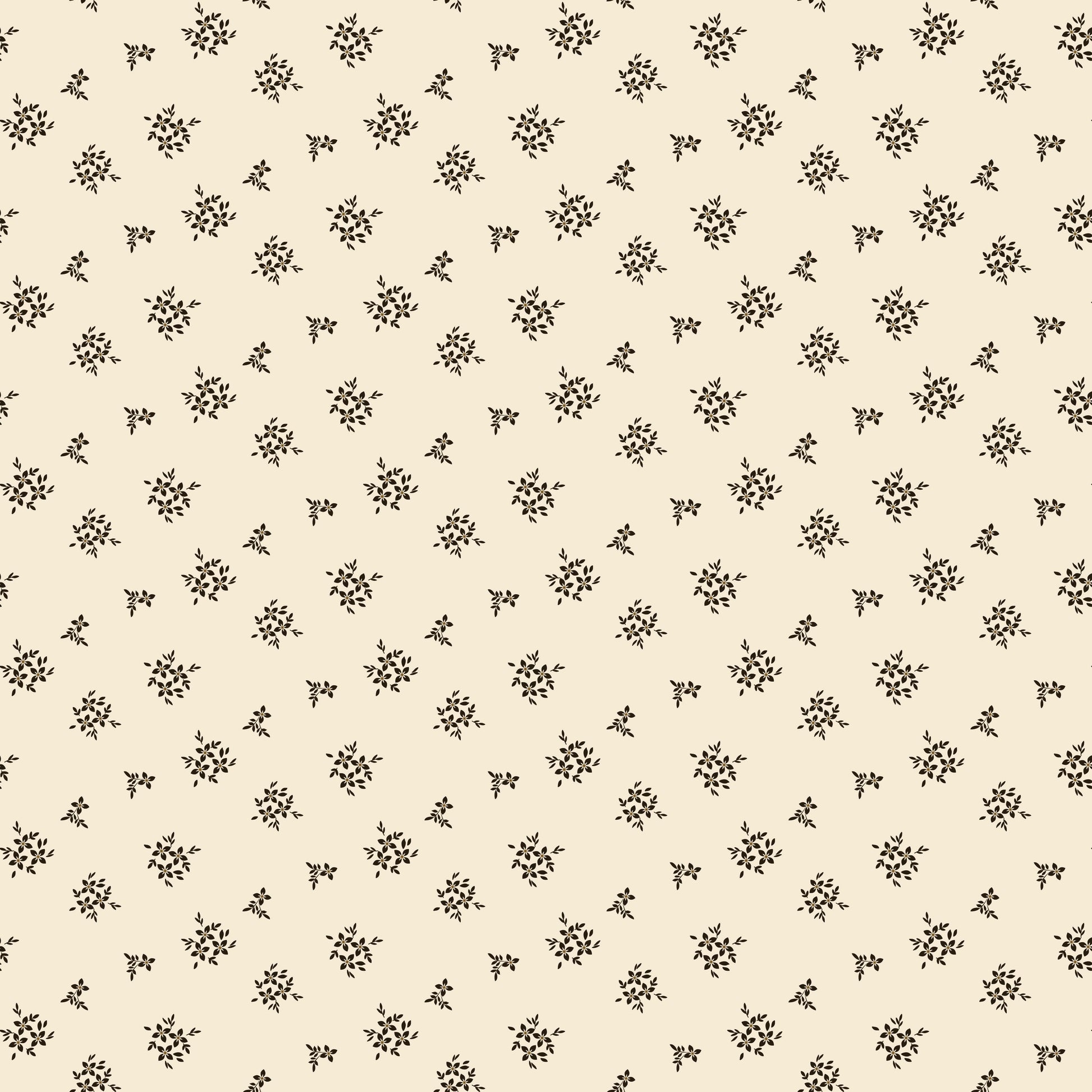Morning Latte Quilt Fabric by Sandy Gervais Ditsy Late C16926-LATTE