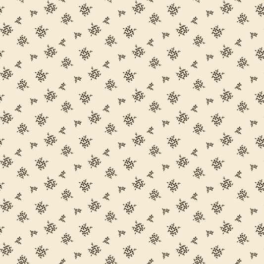Morning Latte Quilt Fabric by Sandy Gervais Ditsy Late C16926-LATTE