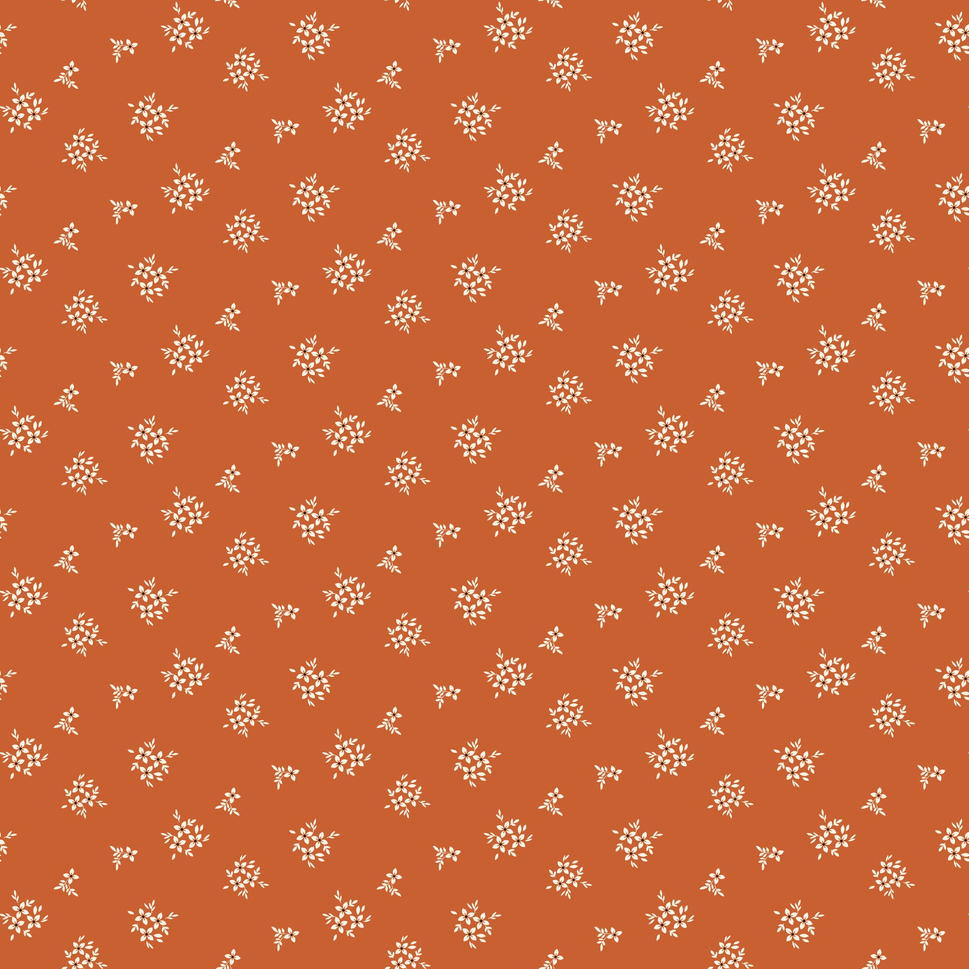 Morning Latte Quilt Fabric by Sandy Gervais Ditsy Spice C16926-SPICE