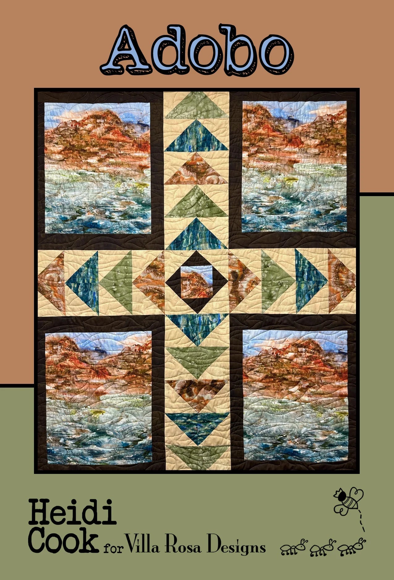 Adobo Quilt Pattern by Heidi Cook 729859663661 (PDF Download) - Jammin Threads