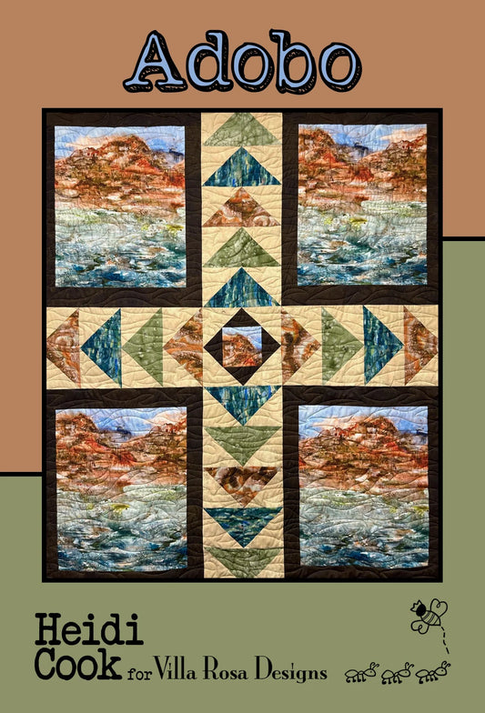 Adobo Quilt Pattern by Heidi Cook 729859663661 (PDF Download) - Jammin Threads