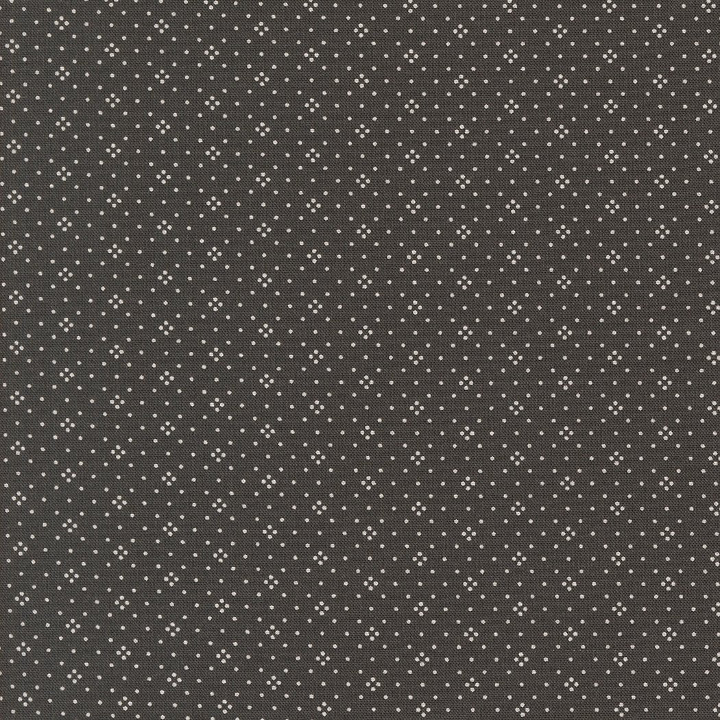 Agatha Road Quilt Fabric Eyelet Charcoal 20488 65 by Fig Tree Co. - Jammin Threads
