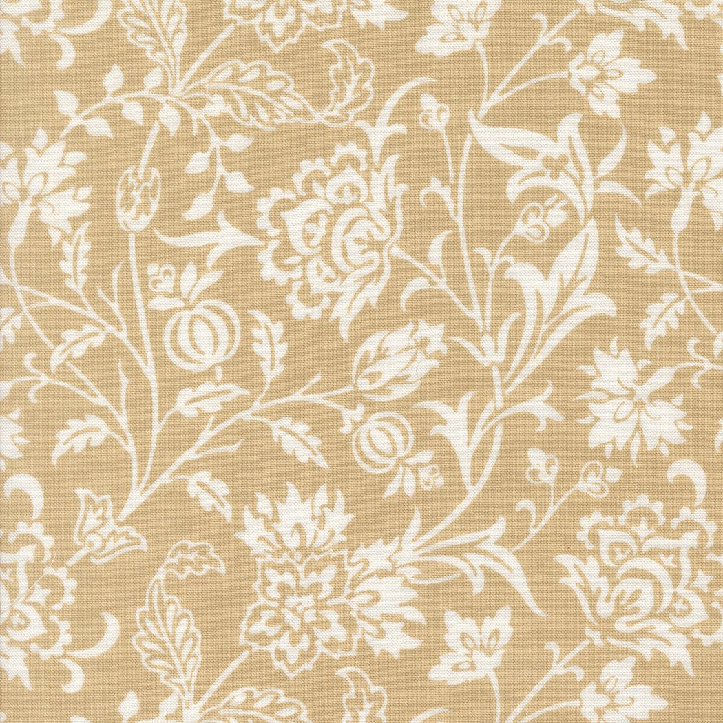 Agatha Road Quilt Fabric Fog 35410 14 by Fig Tree Co. - Jammin Threads