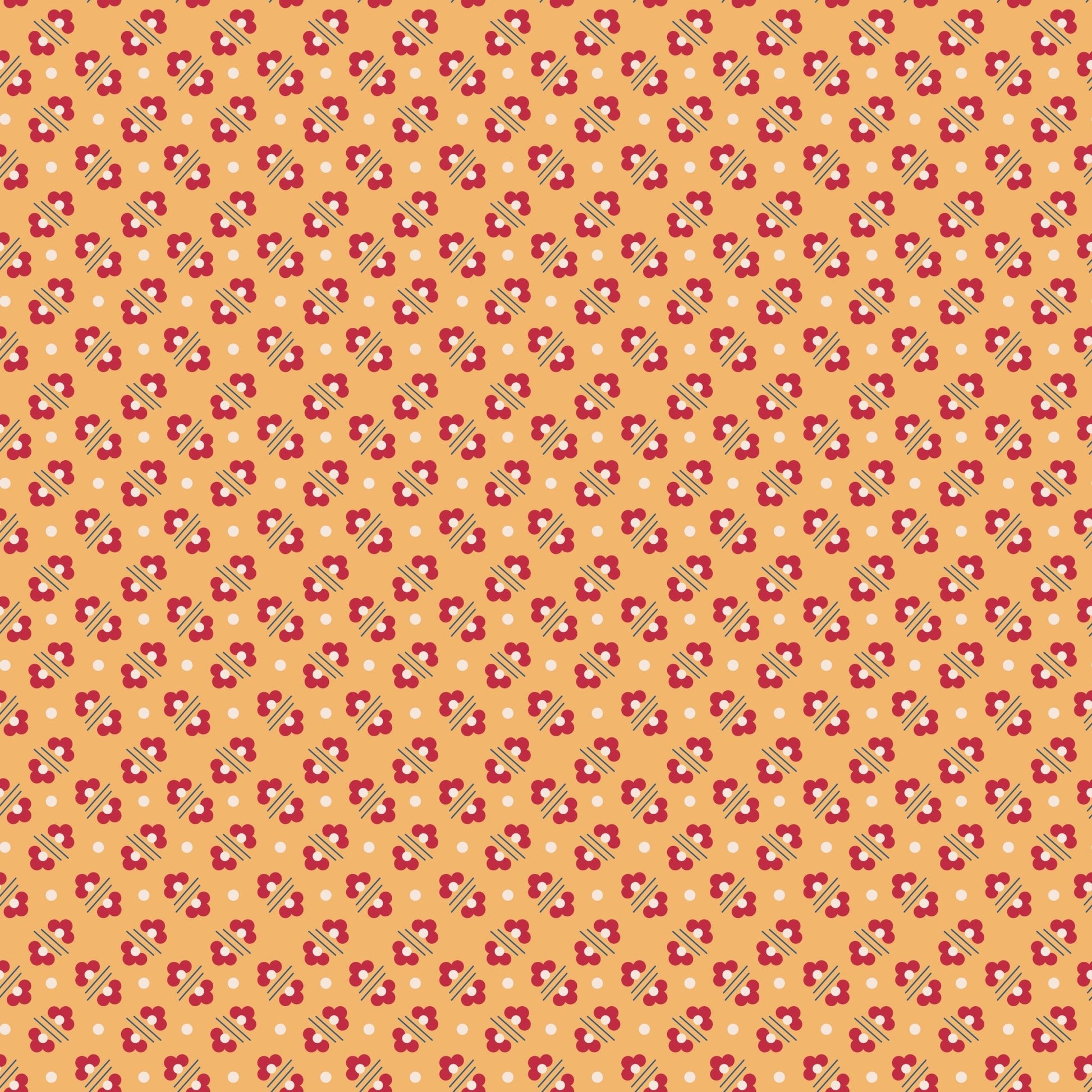 Americana Quilt Fabric Harriet Marigold by Lori Holt for Riley Blake Designs C16091 - MARIGOLD - Jammin Threads