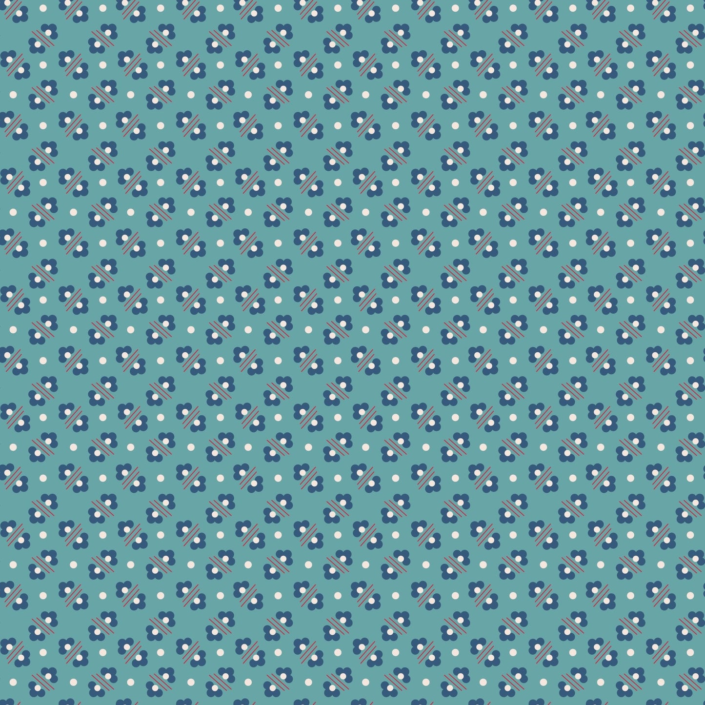 Americana Quilt Fabric Harriet Raindrop by Lori Holt for Riley Blake Designs C16091 - RAINDROP - Jammin Threads