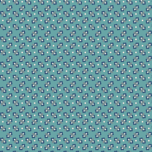 Americana Quilt Fabric Harriet Raindrop by Lori Holt for Riley Blake Designs C16091 - RAINDROP - Jammin Threads