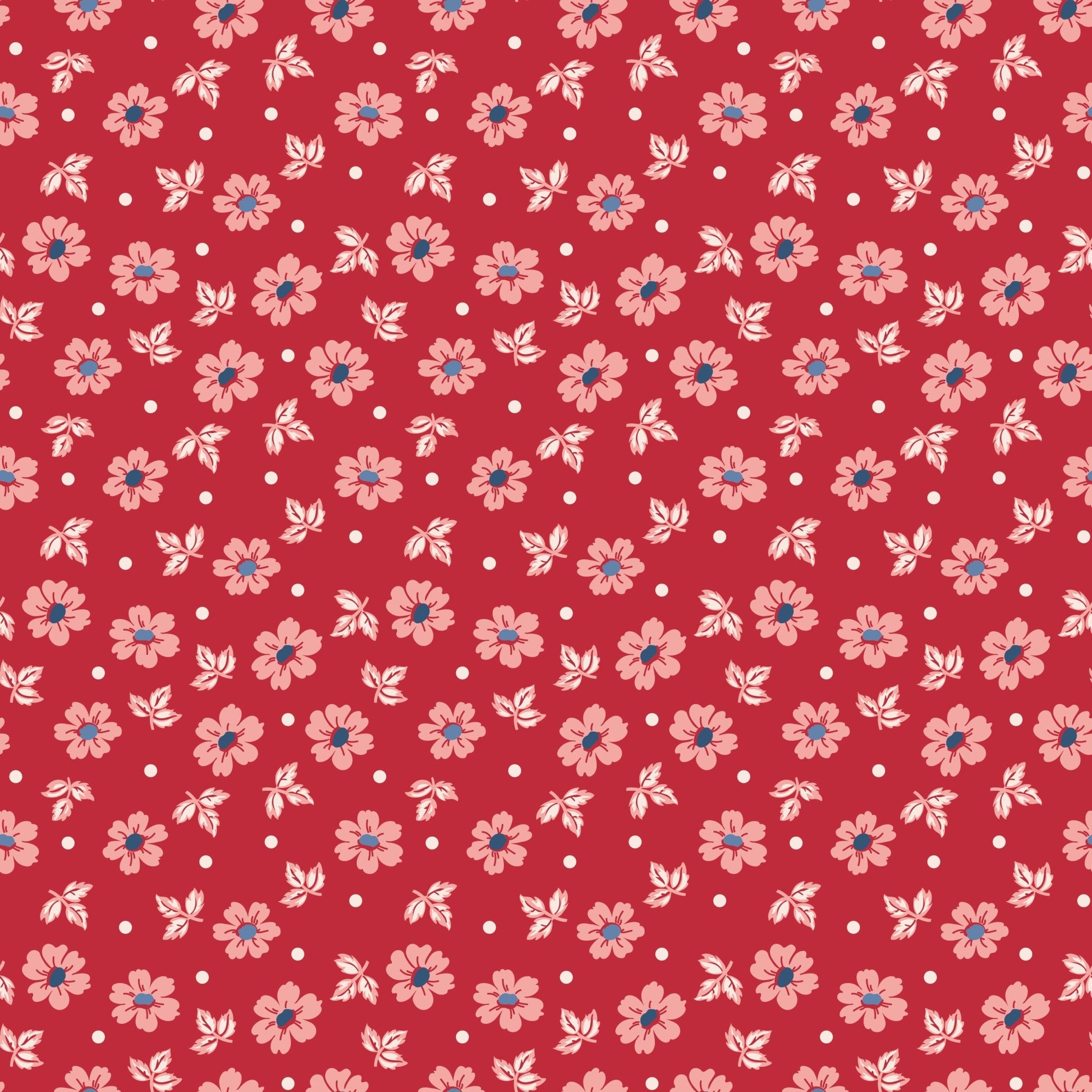 Americana Quilt Fabric Washington Berry by Lori Holt for Riley Blake Designs C16081 - BERRY - Jammin Threads