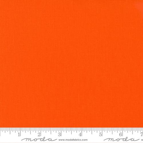 Bella Solids Quilt Fabric Tangerine 9900 255 by Moda Fabrics - Jammin Threads