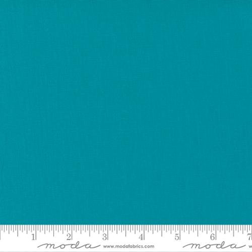 Bella Solids Quilt Fabric Turquoise 9900 107 by Moda Fabrics - Jammin Threads
