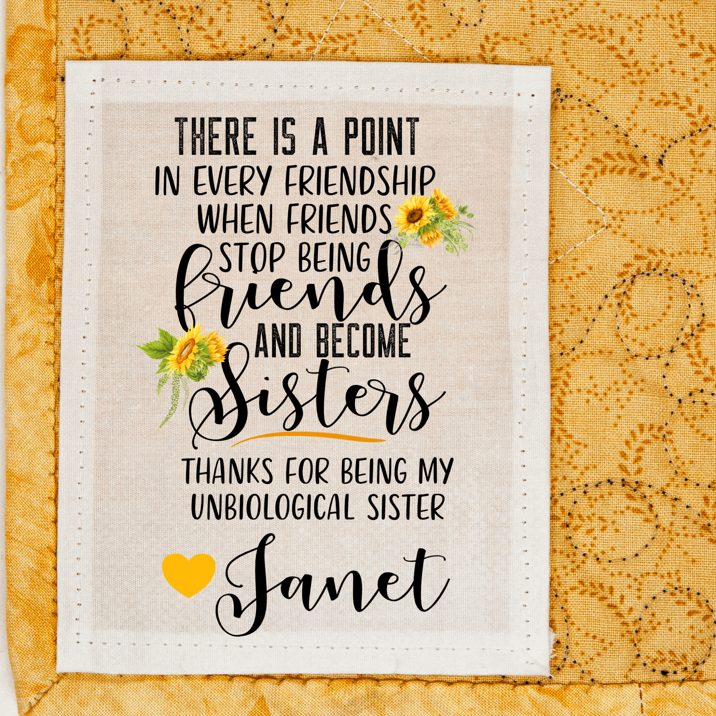 Best Friends Quilt Label - Jammin Threads