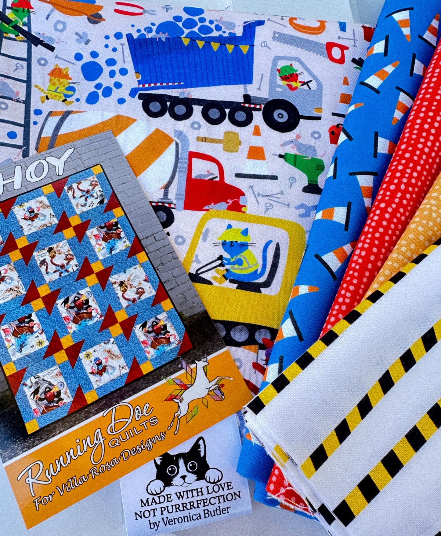 Cats at Work Quilt Kit – A Fun & Playful Quilt for Kids! - Jammin Threads