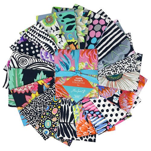 Classics Plus – Fat Quarter Bundle – Polaris | FB4FQGP.POLARIS Kaffe Fassett Collective - Jammin Threads