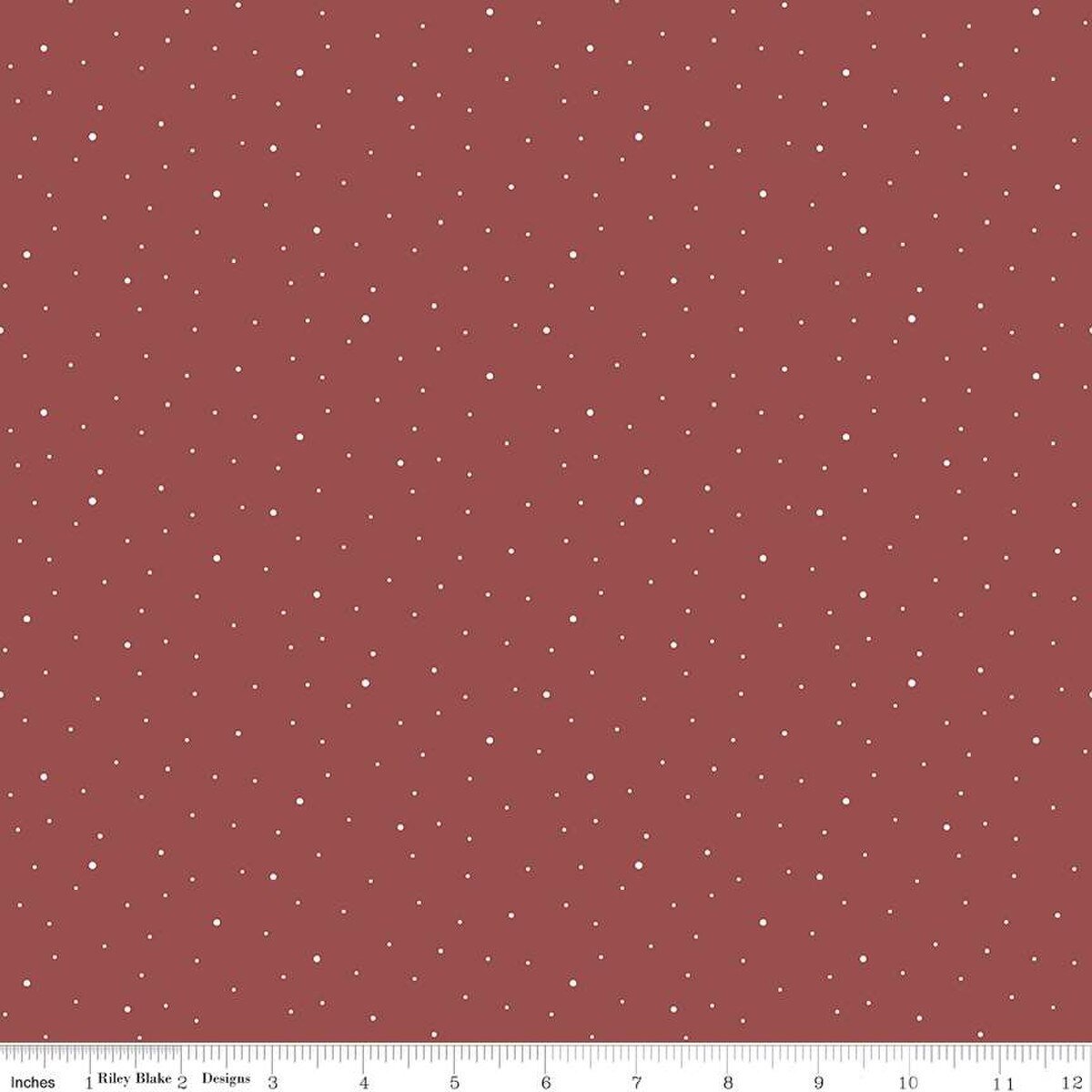 Dapple Dot Marsala Quilt Fabric C640 - MARSALA by Riley Blake Designs - Jammin Threads
