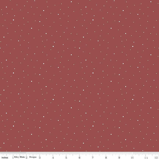 Dapple Dot Marsala Quilt Fabric C640 - MARSALA by Riley Blake Designs - Jammin Threads