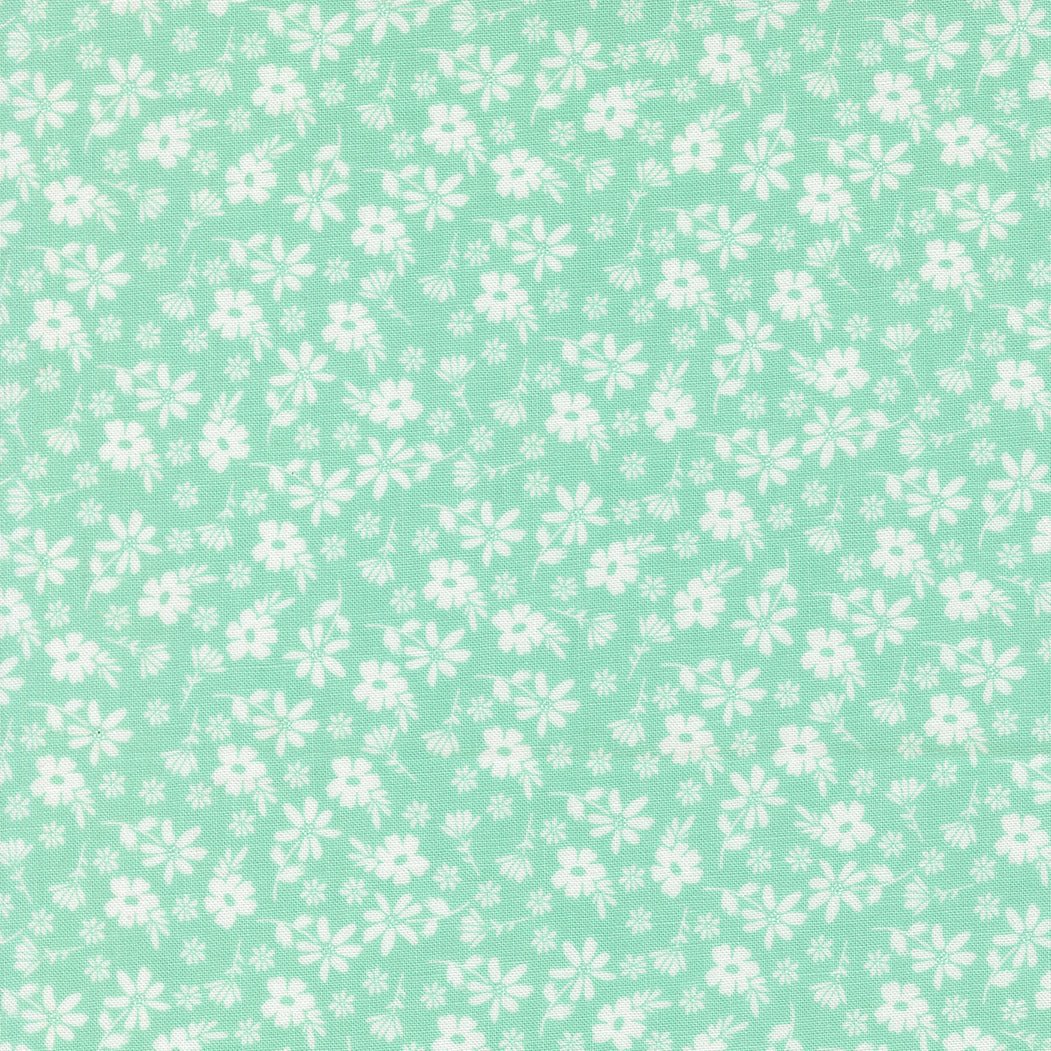 Delightfully Yours Quilt Fabric by Sherri & Chelsi Aqua 37701 17 - Jammin Threads