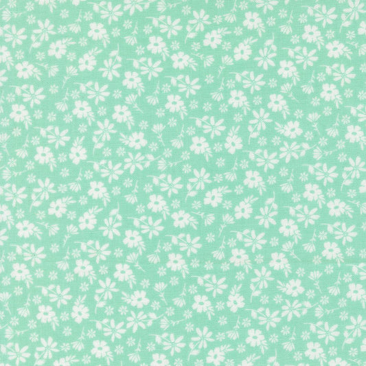 Delightfully Yours Quilt Fabric by Sherri & Chelsi Aqua 37701 17 - Jammin Threads