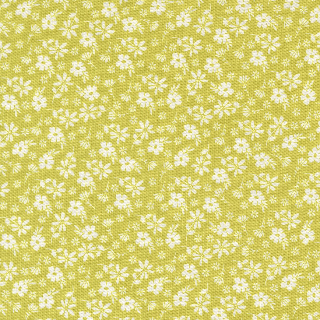 Delightfully Yours Quilt Fabric by Sherri & Chelsi Chartreuse 37701 14 - Jammin Threads