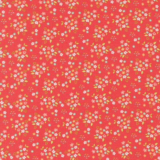 Delightfully Yours Quilt Fabric by Sherri & Chelsi Geranium 37705 16 - Jammin Threads