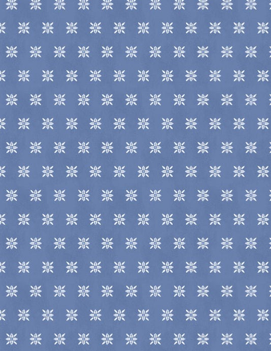 Ditzy Blue Quilt Fabric by Wilmington Prints - Jammin Threads