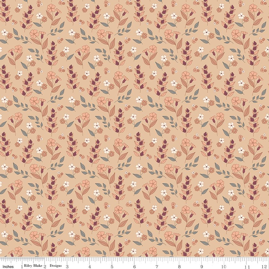 Evening on the Prairie Autumn Floral C16746 - BEIGE by Modern Prairie for Riley Blake Designs - Jammin Threads