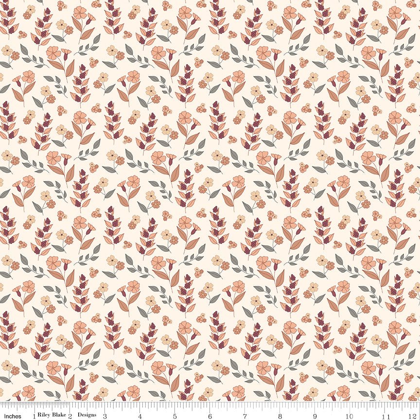 Evening on the Prairie Autumn Floral C16746 - CREAM by Modern Prairie for Riley Blake Designs - Jammin Threads