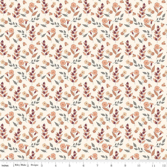 Evening on the Prairie Autumn Floral C16746 - CREAM by Modern Prairie for Riley Blake Designs - Jammin Threads