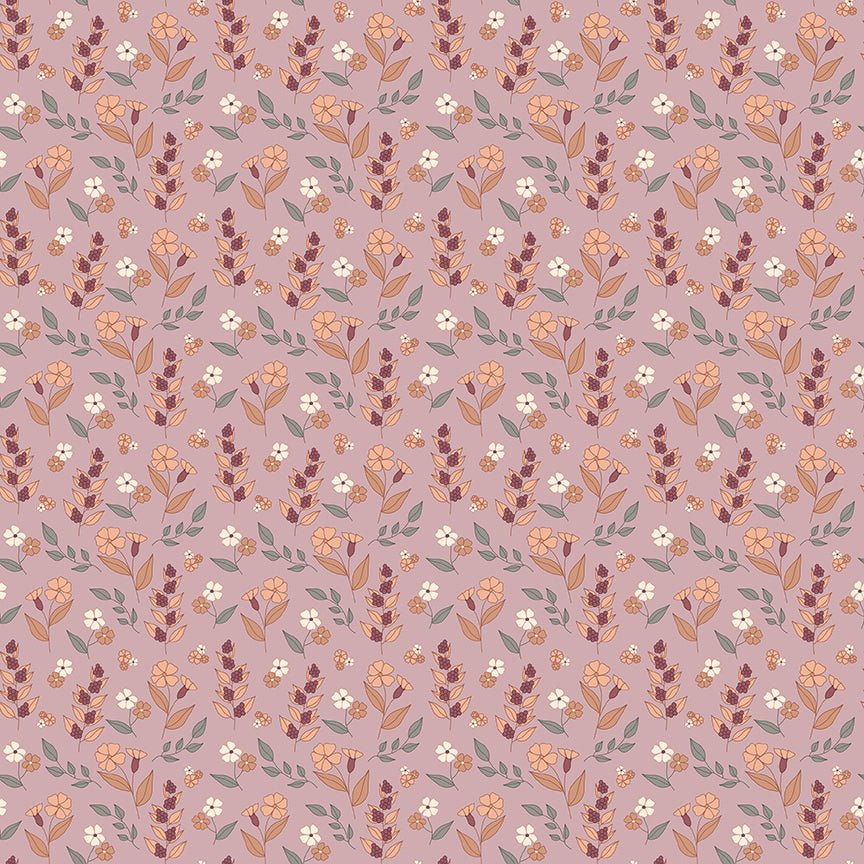 Evening on the Prairie Autumn Floral Mauve C16746 - MAUVE by Modern Prairie for Riley Blake Designs - Jammin Threads