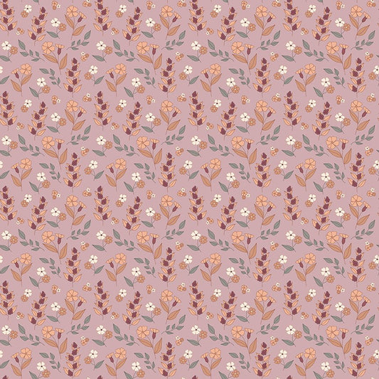 Evening on the Prairie Autumn Floral Mauve C16746 - MAUVE by Modern Prairie for Riley Blake Designs - Jammin Threads