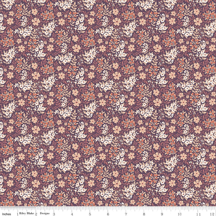 Evening on the Prairie Ditsy Floral Purple C16747 - PURPLE by Modern Prairie for Riley Blake Designs - Jammin Threads