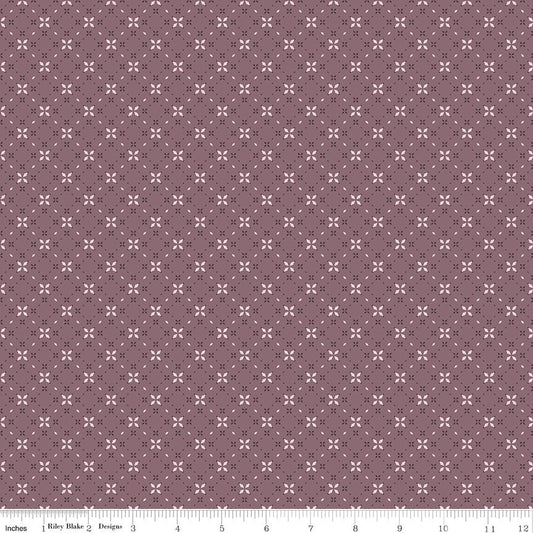 Evening on the Prairie Geo Floral Grape C16749 - GRAPE by Modern Prairie for Riley Blake Designs - Jammin Threads