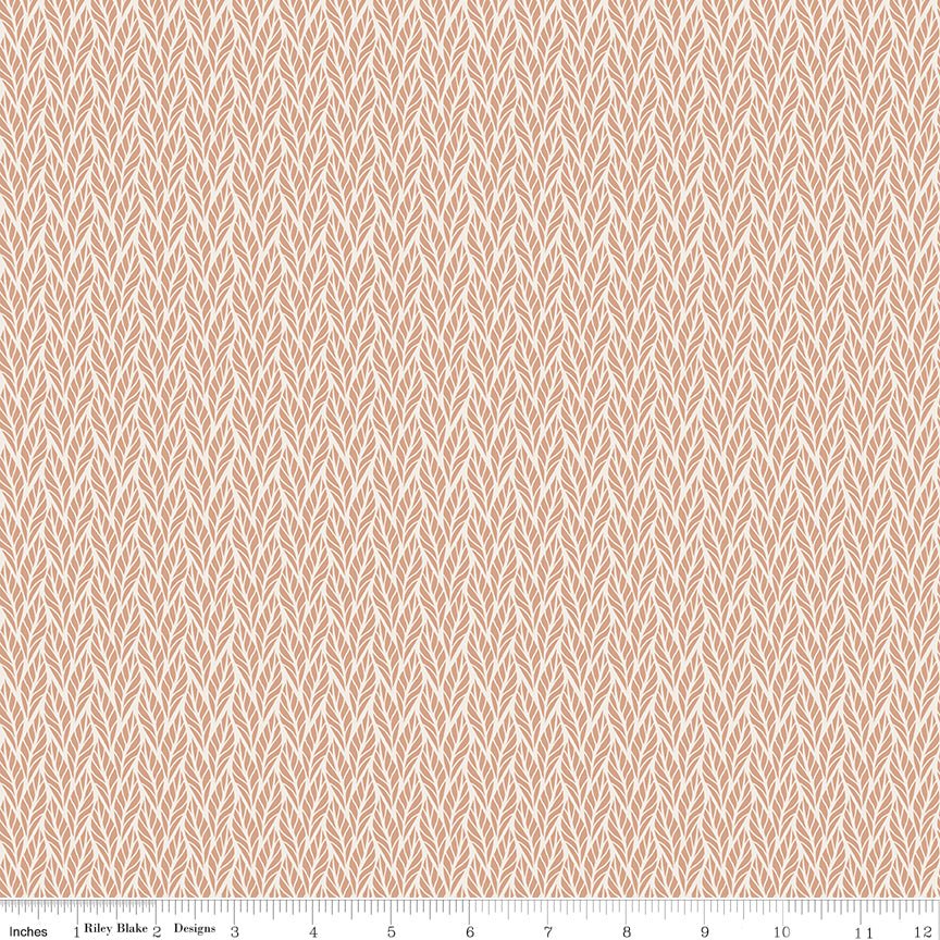 Evening on the Prairie Geo Leaves Beige C16750 - BEIGE by Modern Prairie for Riley Blake Designs - Jammin Threads