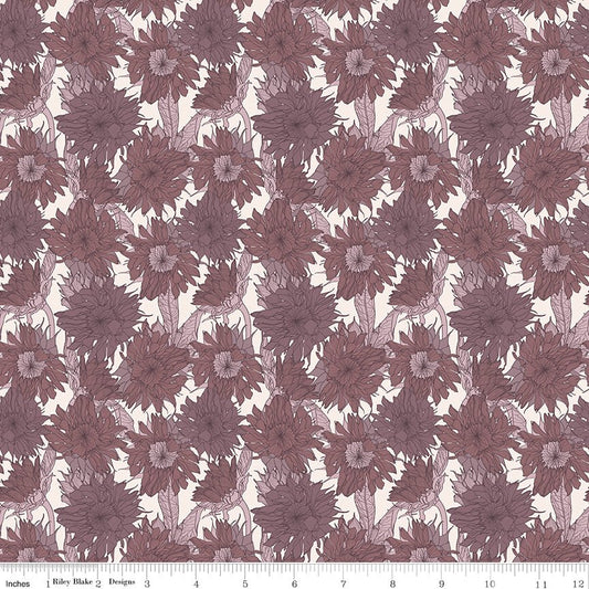 Evening on the Prairie Sunflower Grape C16741 - GRAPE by Modern Prairie for Riley Blake Designs - Jammin Threads