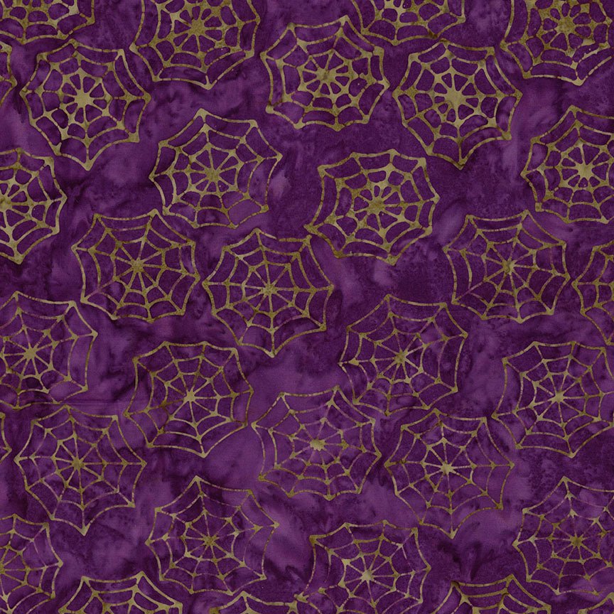 Expressions Batiks Fright This Way Vineyard Halloween Quilt Fabric BT23331 - 188 - Jammin Threads
