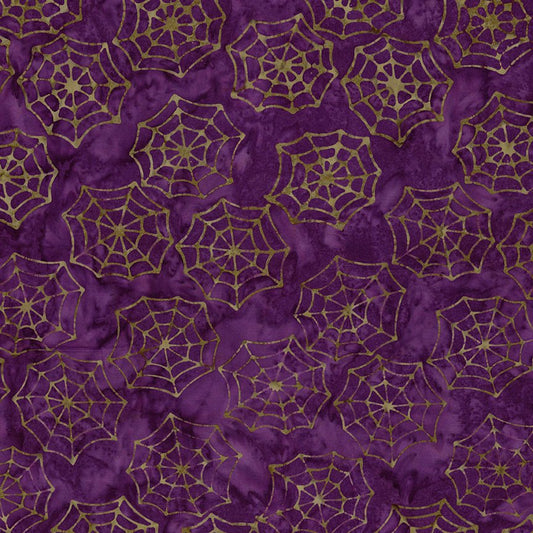 Expressions Batiks Fright This Way Vineyard Halloween Quilt Fabric BT23331 - 188 - Jammin Threads
