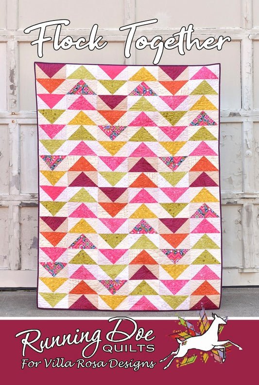 Flock Together Quilt Pattern by Running Doe Quilts (PDF Version) - Jammin Threads