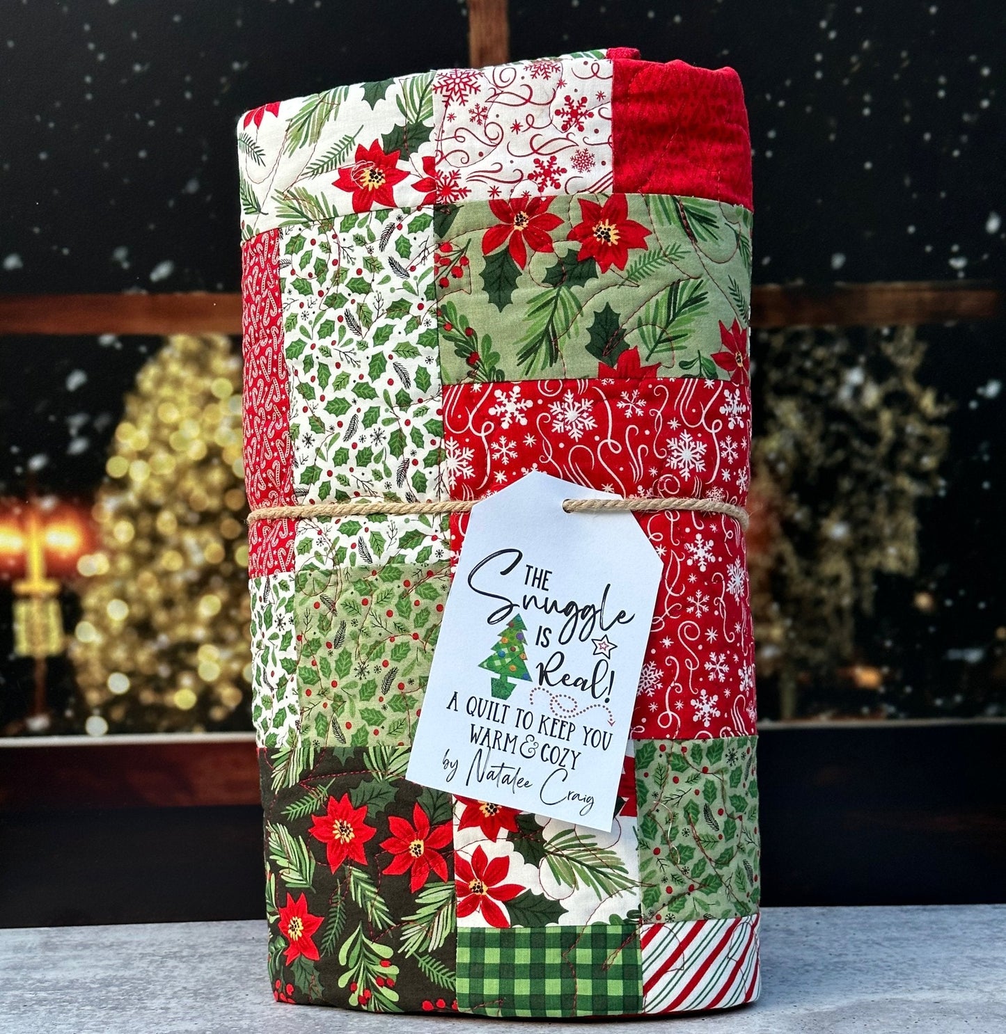 Free Quilt Gift Tags. The Snuggle is Real. A quilt to keep you cozy and warm! - Jammin Threads