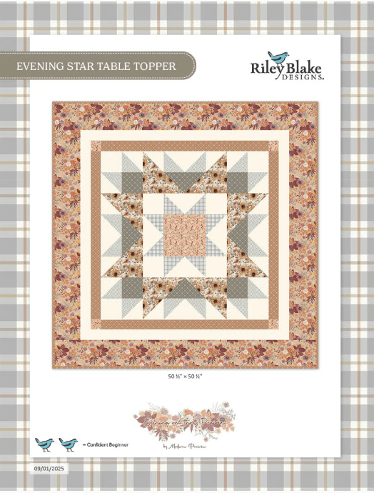 Free Quilt Pattern Download – Evening Star Table Topper by Riley Blake Designs - Jammin Threads