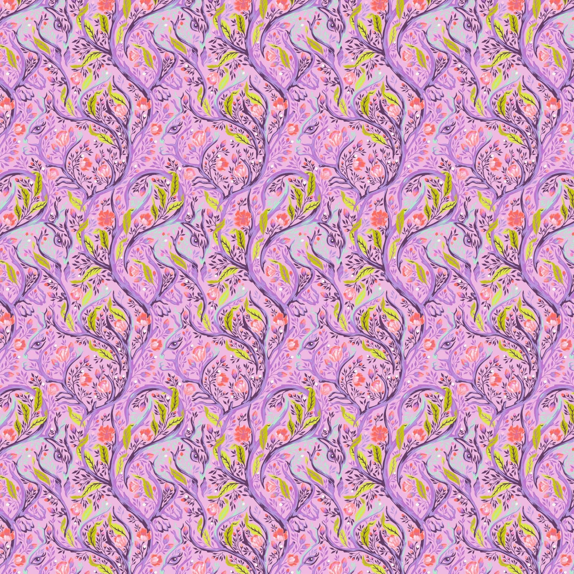 Full Moon Forest II Quilt Fabric by Tula Pink Branch Manager - Branch Manager PWTP247.BLOSSOM - Jammin Threads
