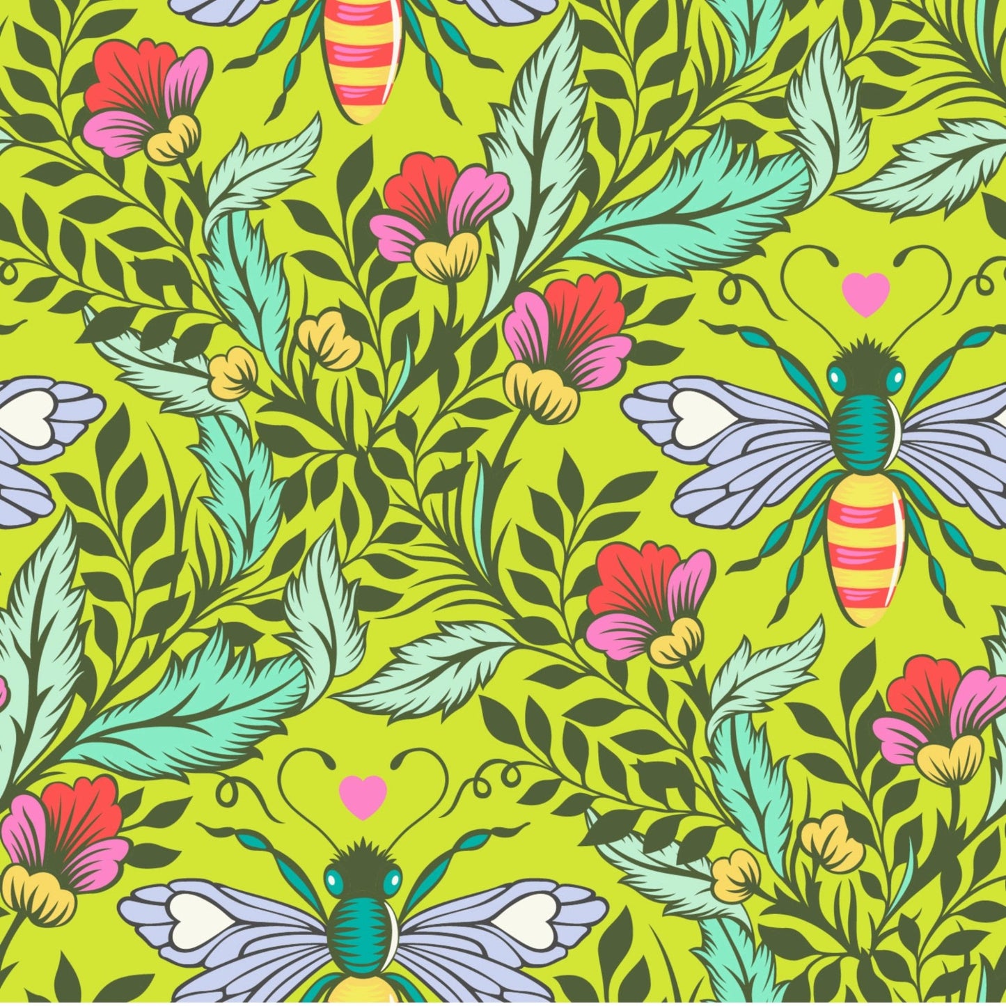 Full Moon Forest II Quilt Fabric by Tula Pink Shake Your Honey Maker PWTP248.ENCHANTED - Jammin Threads