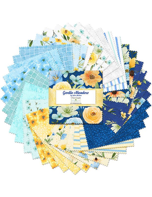 Gentle Meadow Charm Pack by Lola Molina 508 884 508 - Jammin Threads