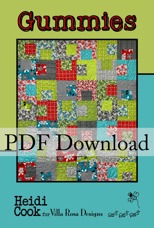 Gummies Quilt Pattern by Villa Rosa Designs (PDF Downloadable Version) - Jammin Threads