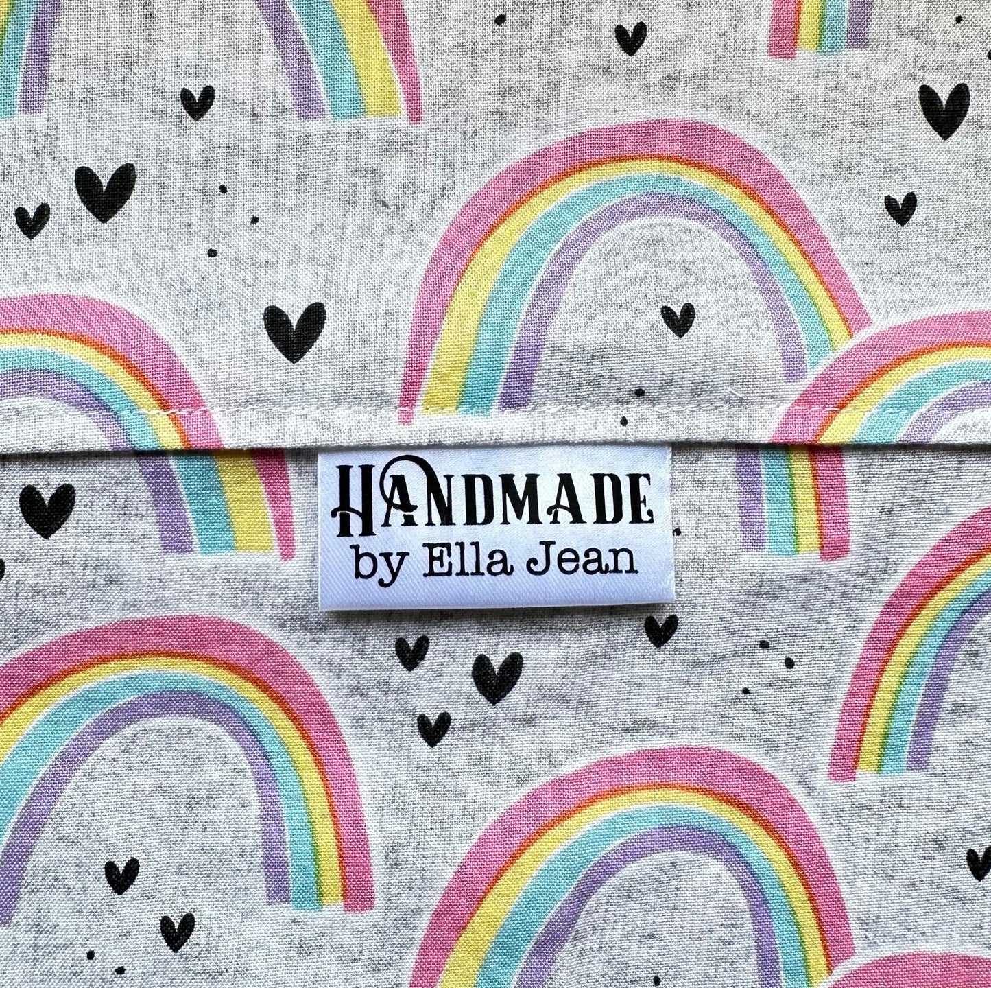 Handmade Satin Labels. Cute, personalized satin quilt labels and tags - Jammin Threads
