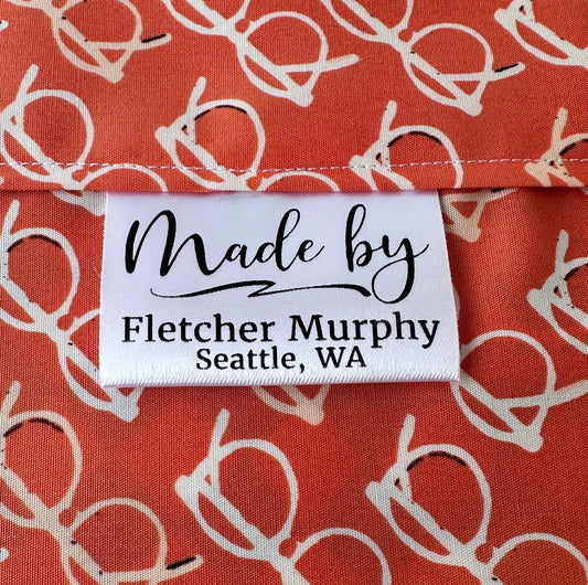 Handmade Satin Labels. Quality satin quilt labels and tags - Jammin Threads