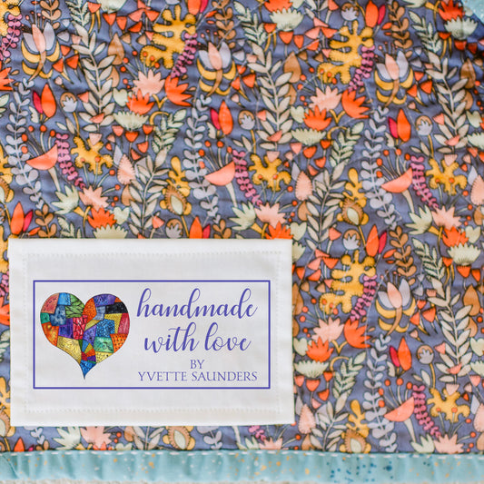 Patchwork Heart Quilt Labels