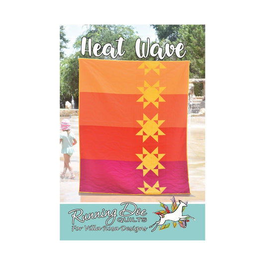 Heatwave Quilt Pattern by Running Doe Quilts – 57" x 72" (PDF Download)) - Jammin Threads