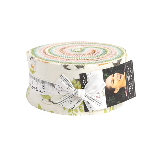 Here Kitty Kitty Quilt Fabric Jelly Roll by Stacy lest Hsu for Moda Fabrics 20830JR - Jammin Threads